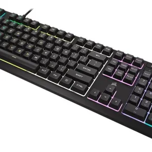 Геймърскa мембранна клавиатура Corsair K55 Core RGB