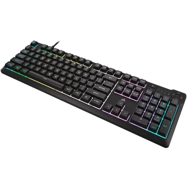 Геймърскa мембранна клавиатура Corsair K55 Core RGB