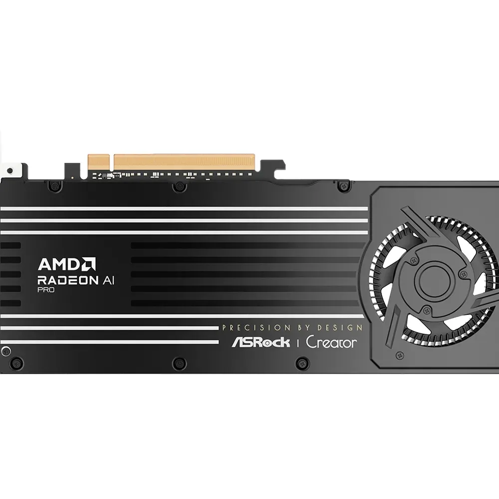 Видео карта ASRock RADEON AI PRO R9700 Creator 32GB GDDR6 Видео карта ASRock RADEON AI PRO R9700 Creator 32GB GDDR6