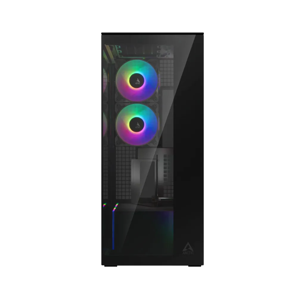Кутия за компютър Arctic Xtender VG Mirror - Black Mid-Tower