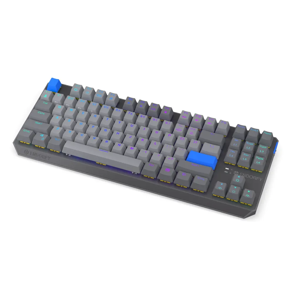 Endorfy механична клавиатура Thock Wireless V2 TKL, PBT, Endorfy Yellow switch, US Layout Endorfy механична клавиатура Thock Wireless V2 TKL, PBT, Endorfy Yellow switch, US Layout