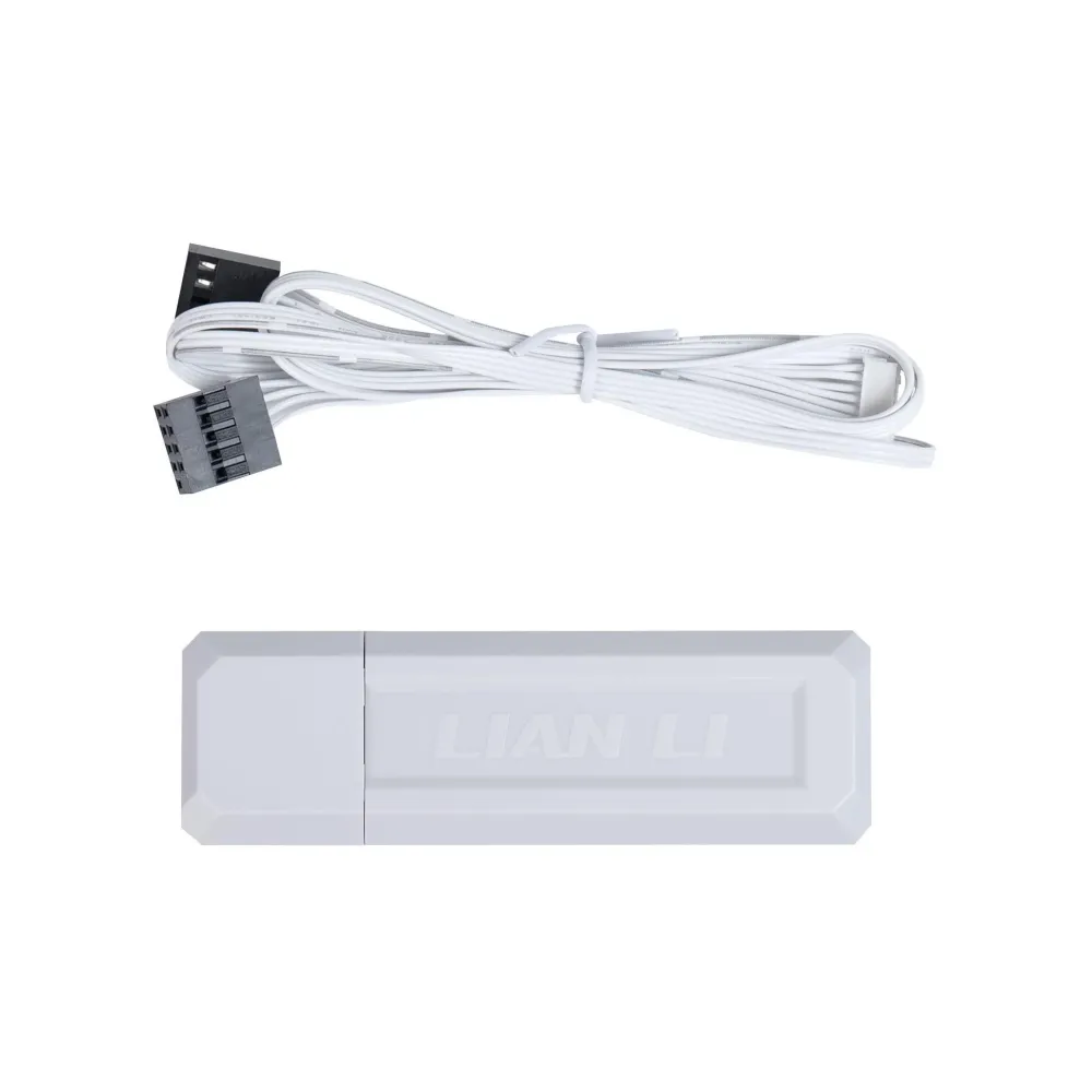 Вентилатори 3бр Lian Li UNI FAN SL Wireless LCD ARGB PWM - 120 mm Бели