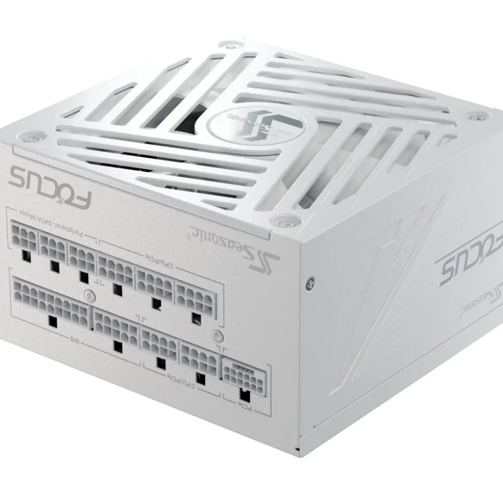 Захранващ блок SEASONIC FOCUS GX-850 White - 850W 80+ Gold, ATX 3.1, PCIe 5.1, Fully Modular
