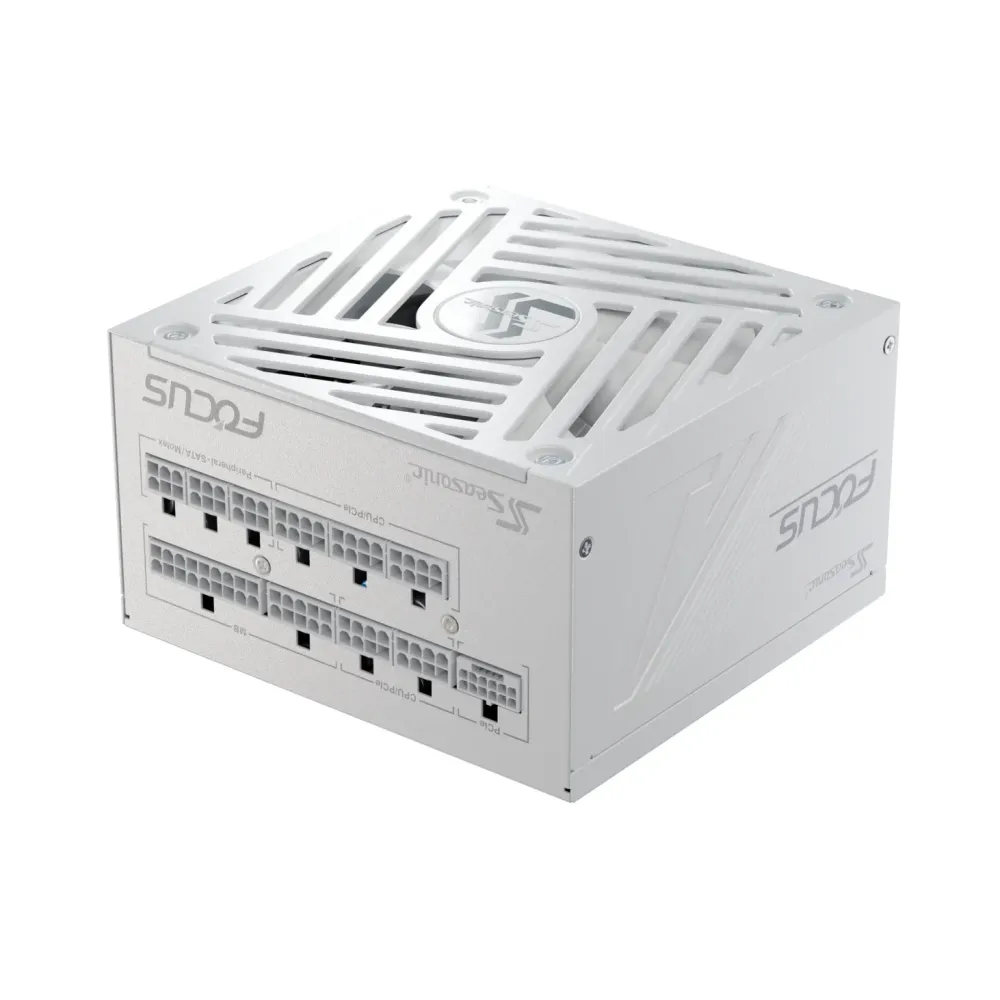 Захранващ блок SEASONIC FOCUS GX-850 White - 850W 80+ Gold, ATX 3.1, PCIe 5.1, Fully Modular Захранващ блок SEASONIC FOCUS GX-850 White - 850W 80+ Gold, ATX 3.1, PCIe 5.1, Fully Modular