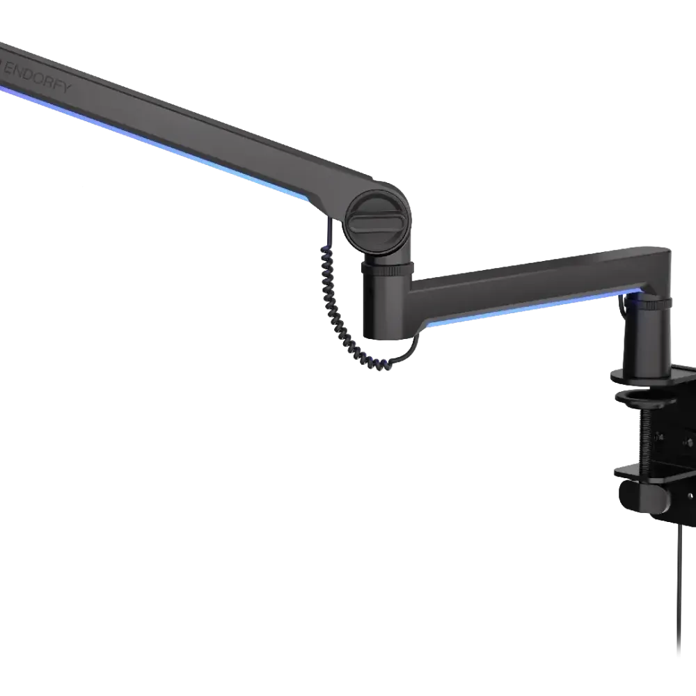 Стойка за микрофон ENDORFY Broadcast Low Profile RGB Boom Arm