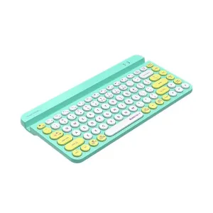 Безжична клавиатура A4tech Fstyler FBK30, Bluetooth, 2.4G, Стойка за телефон, Кирилизирана, Авокадо Безжична клавиатура A4tech Fstyler FBK30, Bluetooth, 2.4G, Стойка за телефон, Кирилизирана, Авокадо