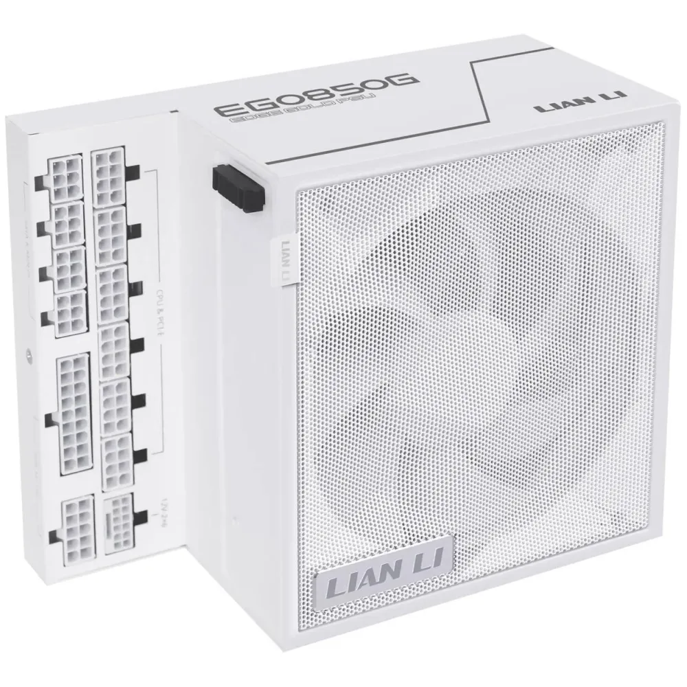 Захранващ блок Lian Li EDGE EGO850 White 850W 80+ Gold PCIe 5.1, ATX 3.1