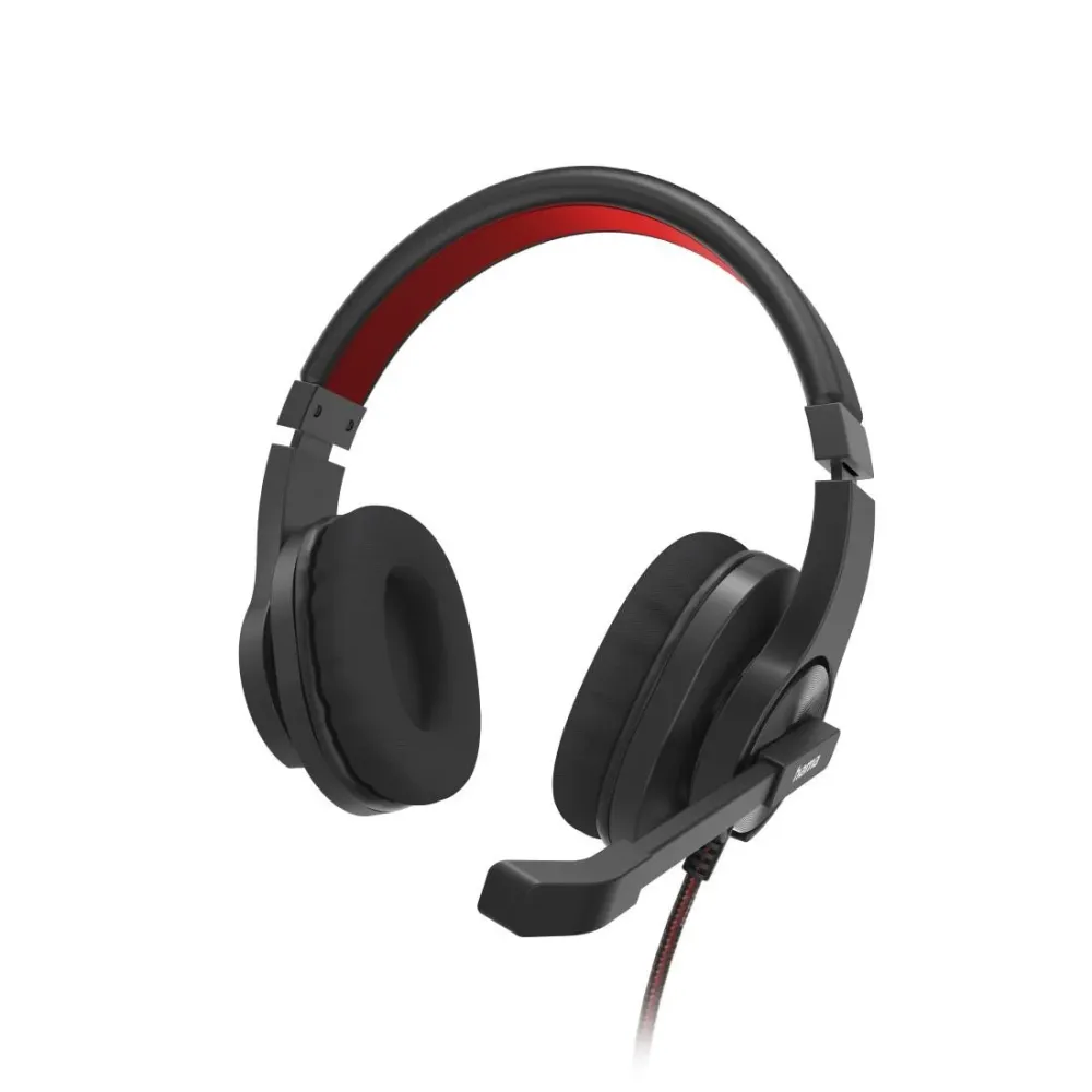 HAMA Слушалки с микрофон HS-USB400 V2, черно