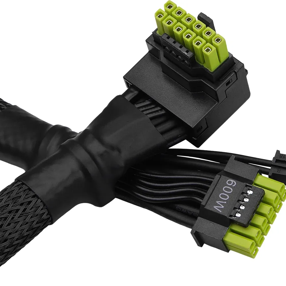 Кабел ASRock 90° 12V-2x6 600W ATX 3.1 and PCIe 5.1