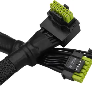 Кабел ASRock 90° 12V-2x6 600W ATX 3.1 and PCIe 5.1