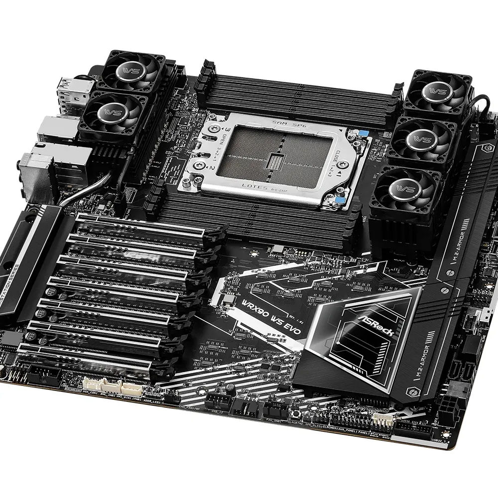 Дънна платка ASROCK WRX90 WS EVO, Socket sTR5, ATX, 8xDDR5 Дънна платка ASROCK WRX90 WS EVO, Socket sTR5, ATX, 8xDDR5