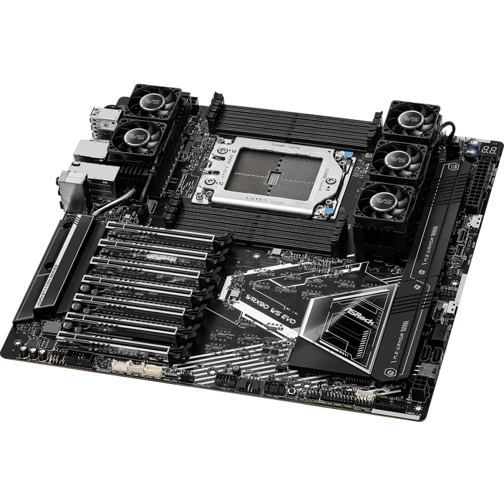 Дънна платка ASROCK WRX90 WS EVO, Socket sTR5, ATX, 8xDDR5 Дънна платка ASROCK WRX90 WS EVO, Socket sTR5, ATX, 8xDDR5