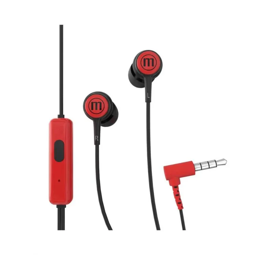Слушалки тапи с микрофон MAXELL IN-TIPS RED Слушалки тапи с микрофон MAXELL IN-TIPS RED