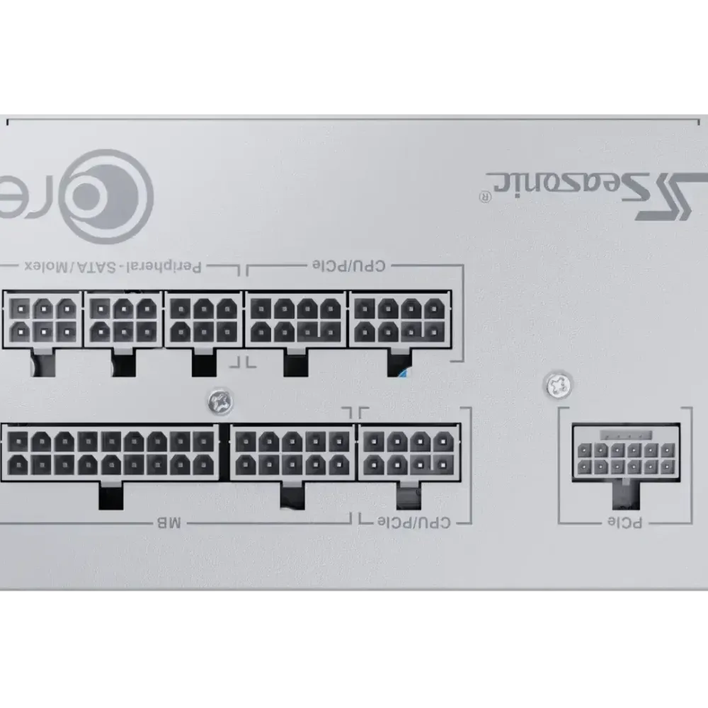 Захранващ блок Seasonic CORE GX White 850W 80+ Gold, Fully Modular, ATX 3.1, PCIe 5.1