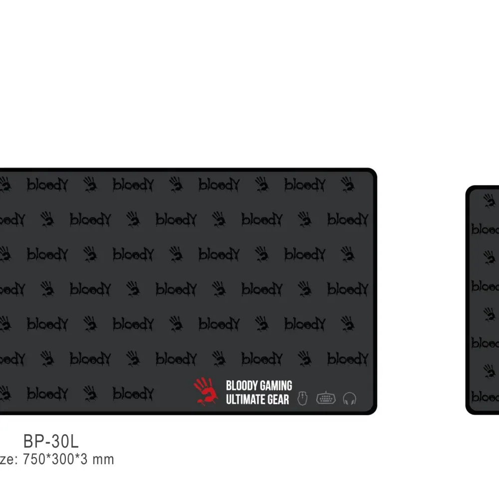 Геймърски пад за мишка Bloody BP-30L, XL размер, 750 x 300 x 3mm