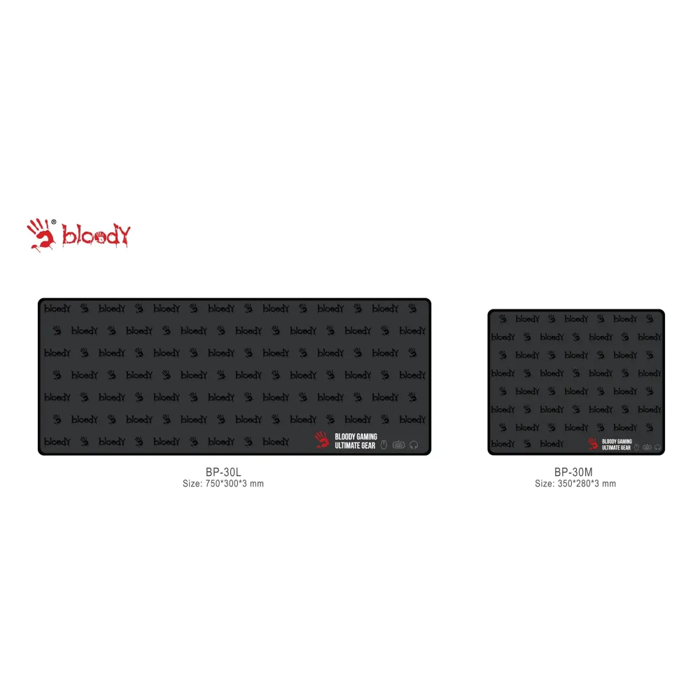 Геймърски пад за мишка Bloody BP-30L, XL размер, 750 x 300 x 3mm