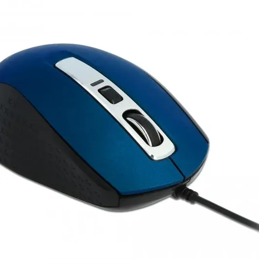 Оптична мишка DeLock, USB-A, 5 бутона , Синя