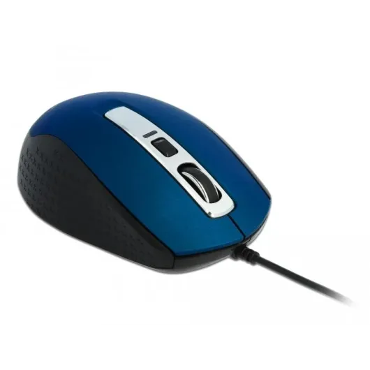 Оптична мишка DeLock, USB-A, 5 бутона , Синя Оптична мишка DeLock, USB-A, 5 бутона , Синя
