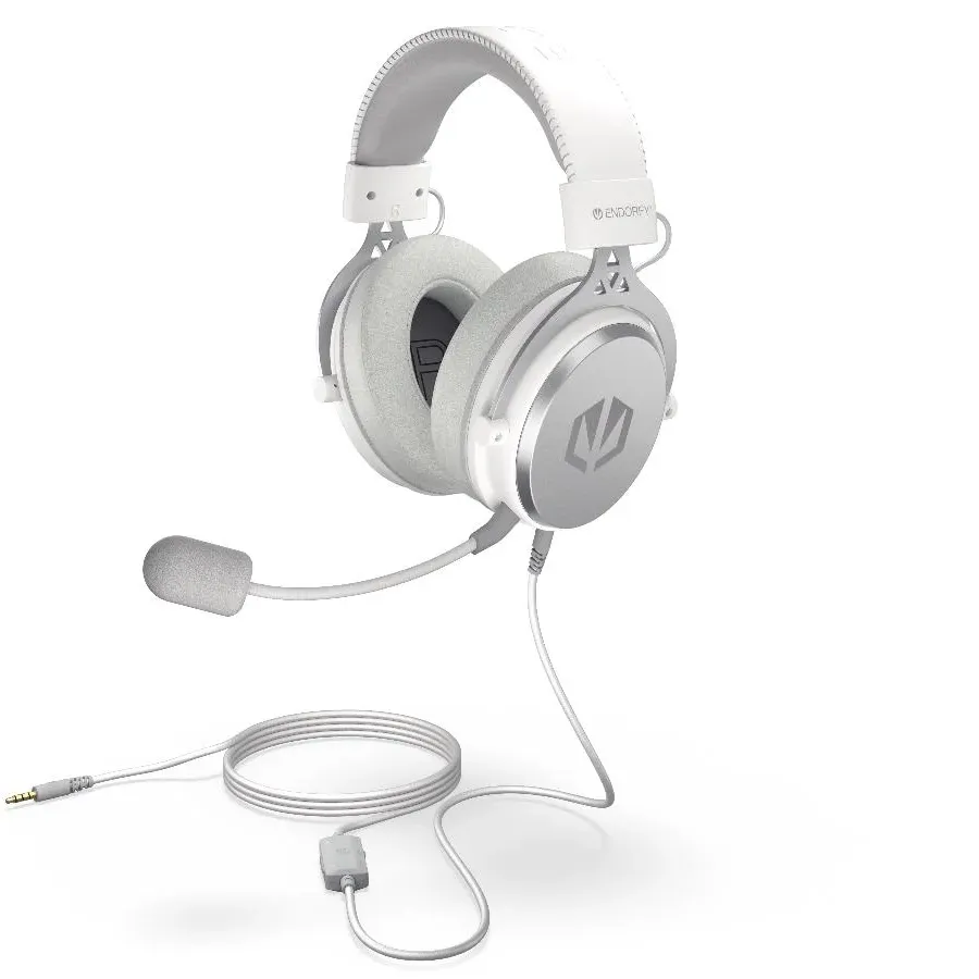 Геймърски слушалки ENDORFY Viro Plus 7.1 USB - Onyx White