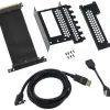 Универсален брекет и кабел за вертикален монтаж за видео карта CableMod PCIe x16, 1x DisplayPort, 1x HDMI кабел