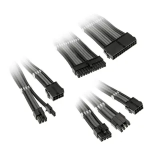 Комплект оплетени кабели Kolink Core, Black/Grey Комплект оплетени кабели Kolink Core, Black/Grey