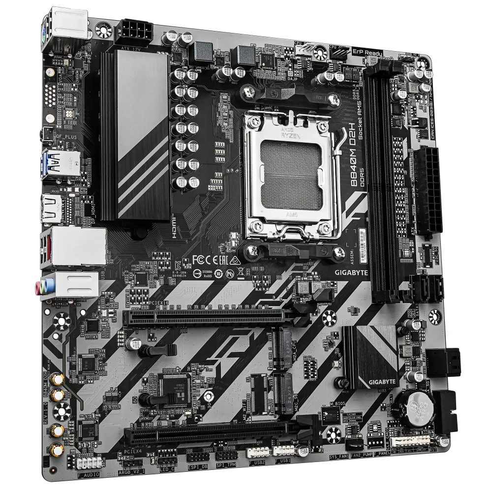 Дънна платка GIGABYTE B840M D2H socket AM5