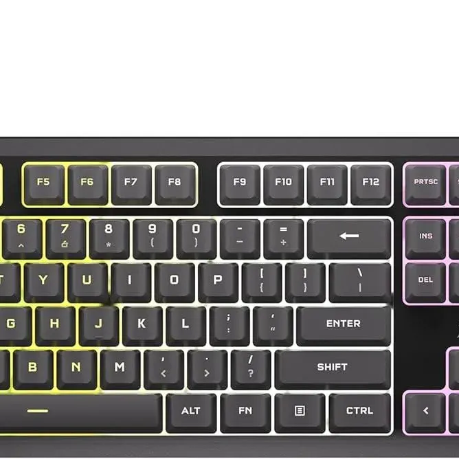 Геймърскa мембранна клавиатура Corsair K55 Core RGB