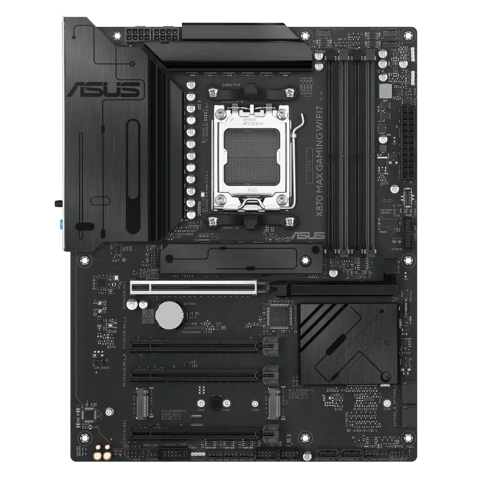 Дънна платка ASUS X870 MAX GAMING WiFi7 AM5 DDR5 Дънна платка ASUS X870 MAX GAMING WiFi7 AM5 DDR5