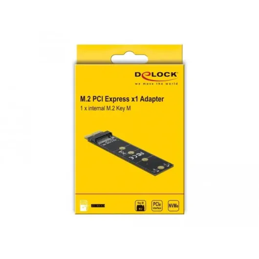 Адаптер Delock 64105, PCI Express x1 към M.2 Key M
