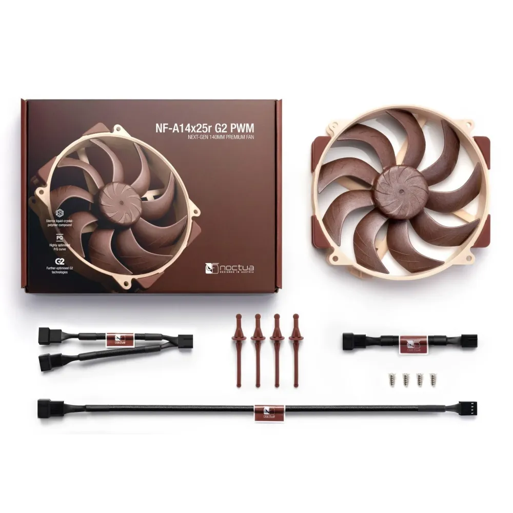 Вентилатор Noctua NF-A14x25r G2 PWM, 140mm Вентилатор Noctua NF-A14x25r G2 PWM, 140mm