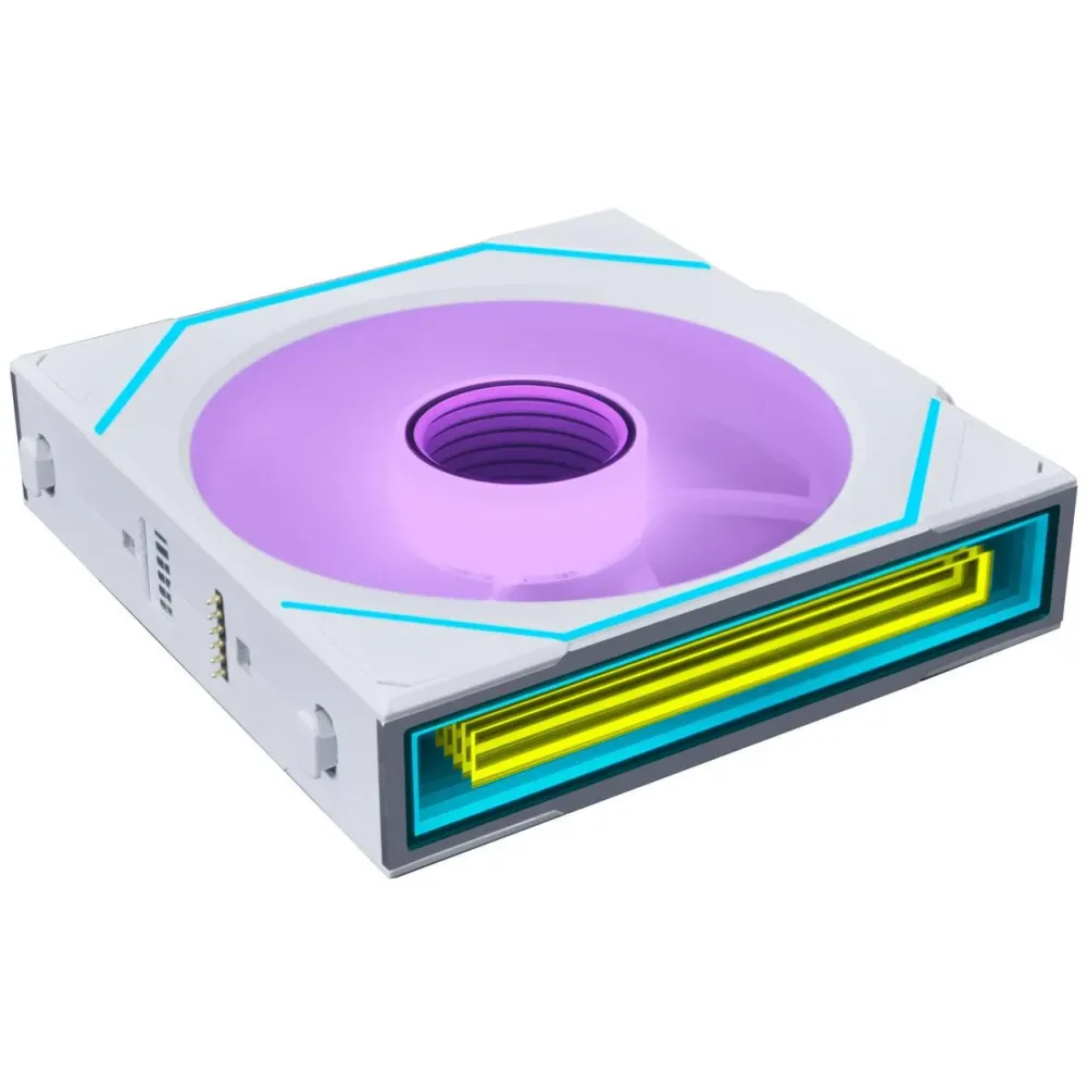 Вентилатори 3бр Lian Li UNI FAN SL-INF Wireless ARGB PWM - 120 mm Бели + Контролер