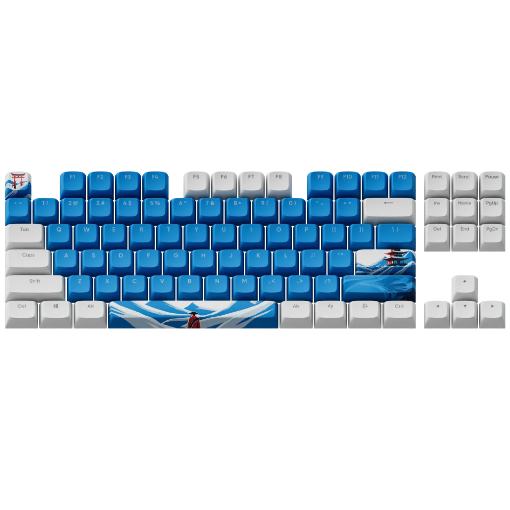 Капачки за механична клавиатура Dark Project - GeekBoy за ANSI & ISO Layout, PBT