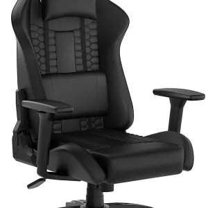Геймърски стол Corsair TC100 RELAXED - Leatherette Black/Black