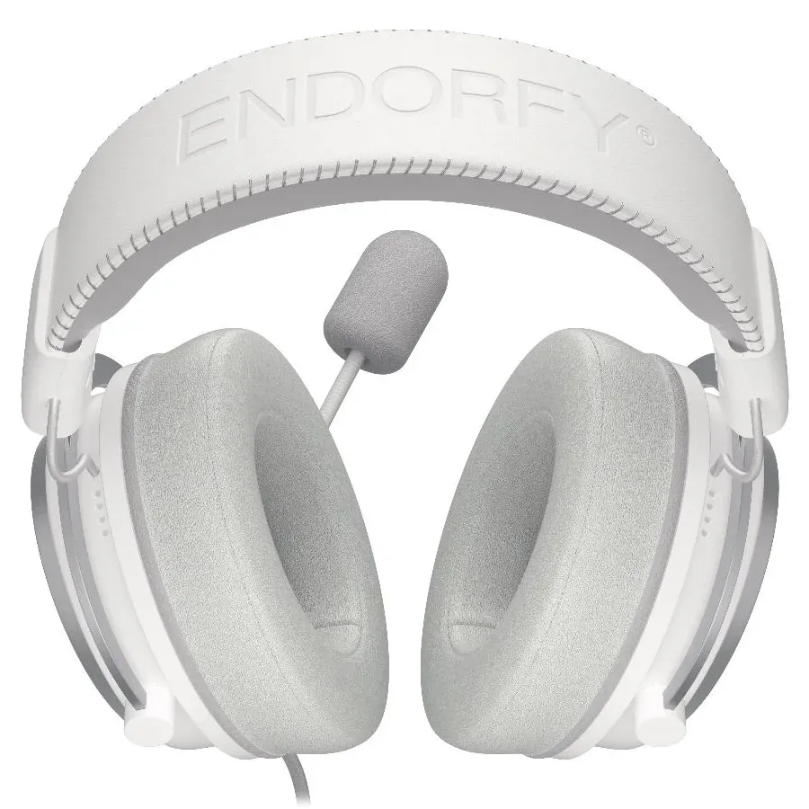 Геймърски слушалки ENDORFY Viro - Onyx White