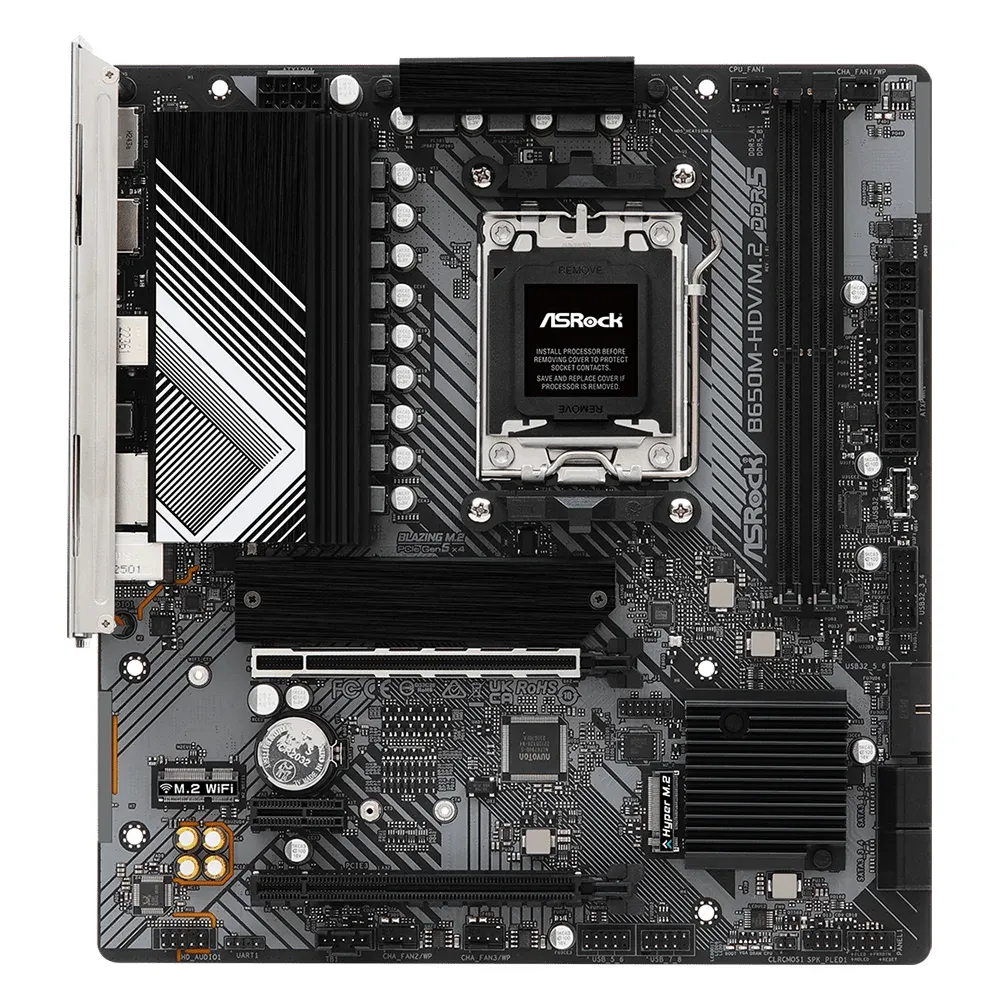 Дънна платка ASRock B650M-HDV/M.2, Socket AM5 2xDDR5
