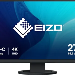 Монитор EIZO ColorEdge EV2740S-BK, 27'', 3140x2160, IPS, USB-C, DP, HDMI, 4xUSB-A, Черен