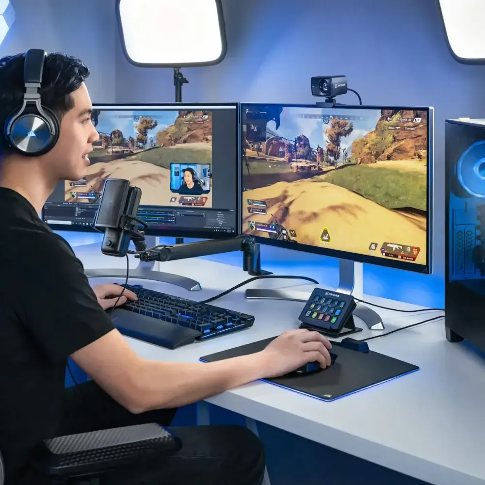 Стойка за микрофон Elgato Wave Mic Arm LP - Черно