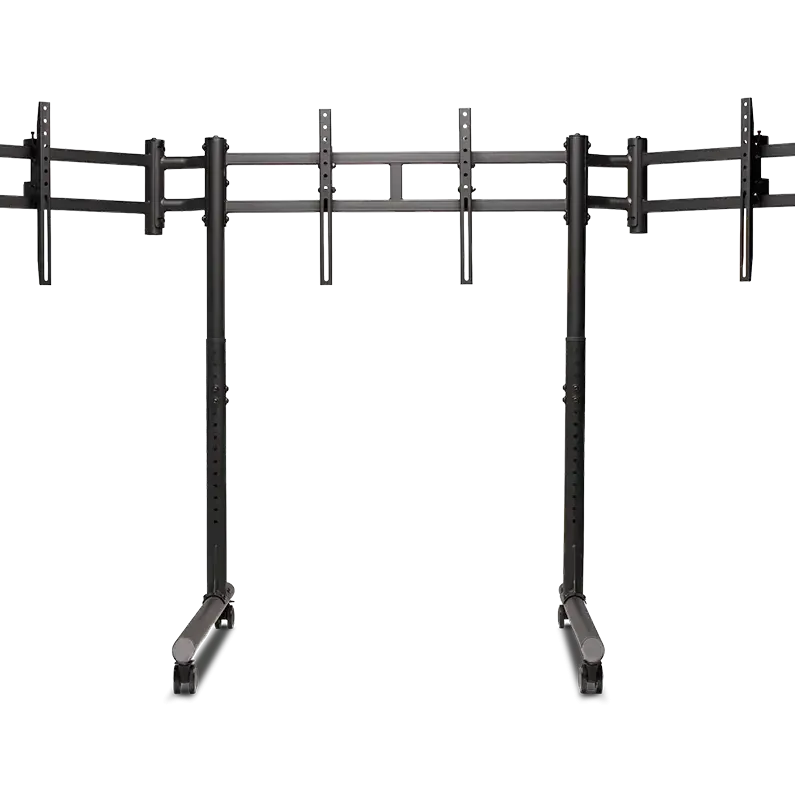 Мобилна стойка за три монитора Next Level Racing Round Tube