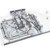 Воден блок за видео карта Alphacool Eisblock Aurora Acryl GPX-A Radeon RX 6800/6800XT Strix/TUF with Backplate