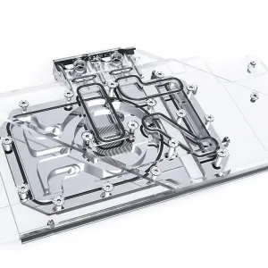 Воден блок за видео карта Alphacool Eisblock Aurora Acryl GPX-A Radeon RX 6800/6800XT Strix/TUF with Backplate