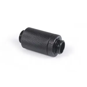 D-Plug Alphacool ES, 31.5mm, G1/4 AG auf G1/4 AG, Черен мат