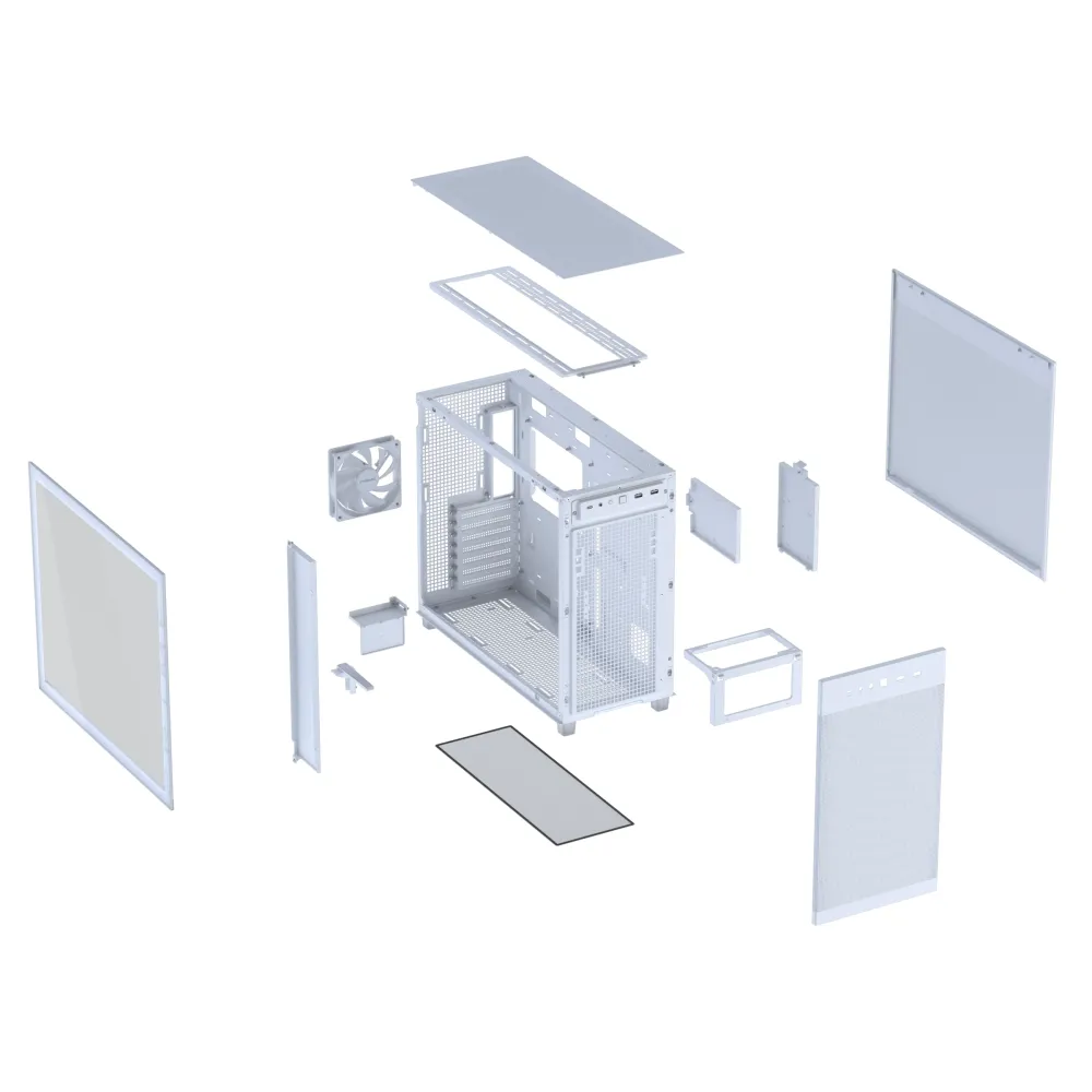 Кутия ASUS PRIME AP303 TG - White Кутия ASUS PRIME AP303 TG - White