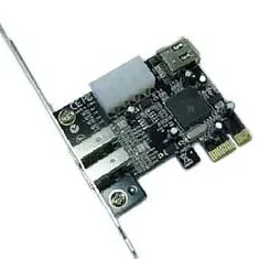 Контролер ESTILLO 1394AV 3+1 port 1394 FireWire PCI ex Host Adapter