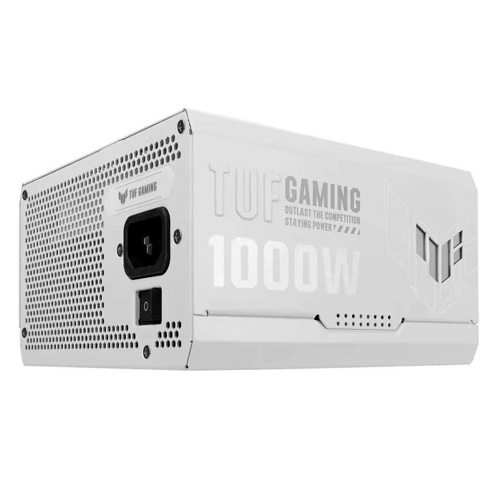 Захранващ блок ASUS TUF Gaming White 1000W 80+ Gold PCIe 5.1, Fully Modular