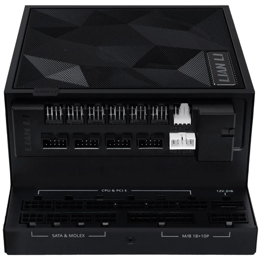 Захранващ блок Lian Li EDGE 1200W 80+ Gold PCIe 5.1, ATX 3.1 - Черно