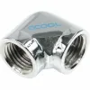 L-конектор Alphacool HF, Вътрешна резба G1/4 - G1/4, 90°, Хром
