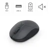HAMA Безжична мишка „WM-150“, мини, оптична, 3 бутона, тиха, черна