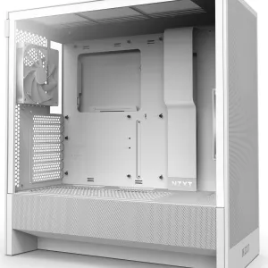 Кутия NZXT H5 Flow 2024 White, Mid-Tower