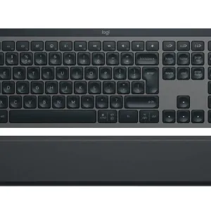 Kлавиатура Logitech MX Keys S, Bluetooth, Illuminated, Подложка за китка, Черна