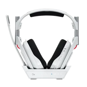 Logitech Astro A50 Lightspeed безжични слушалки с докинг станция, Бели